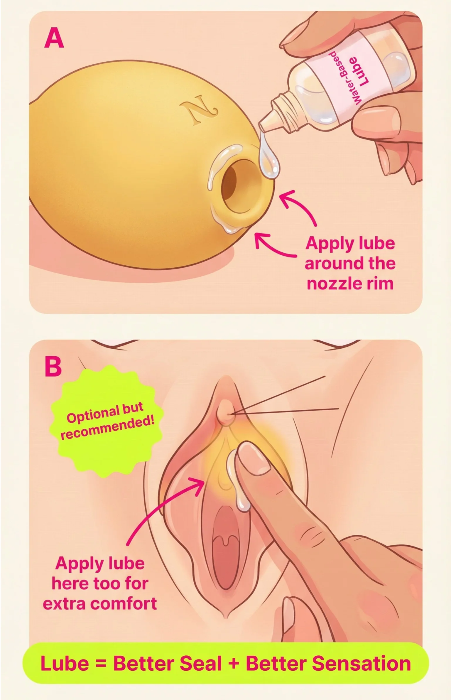 Step 2: A Little Lube Goes a Long Way